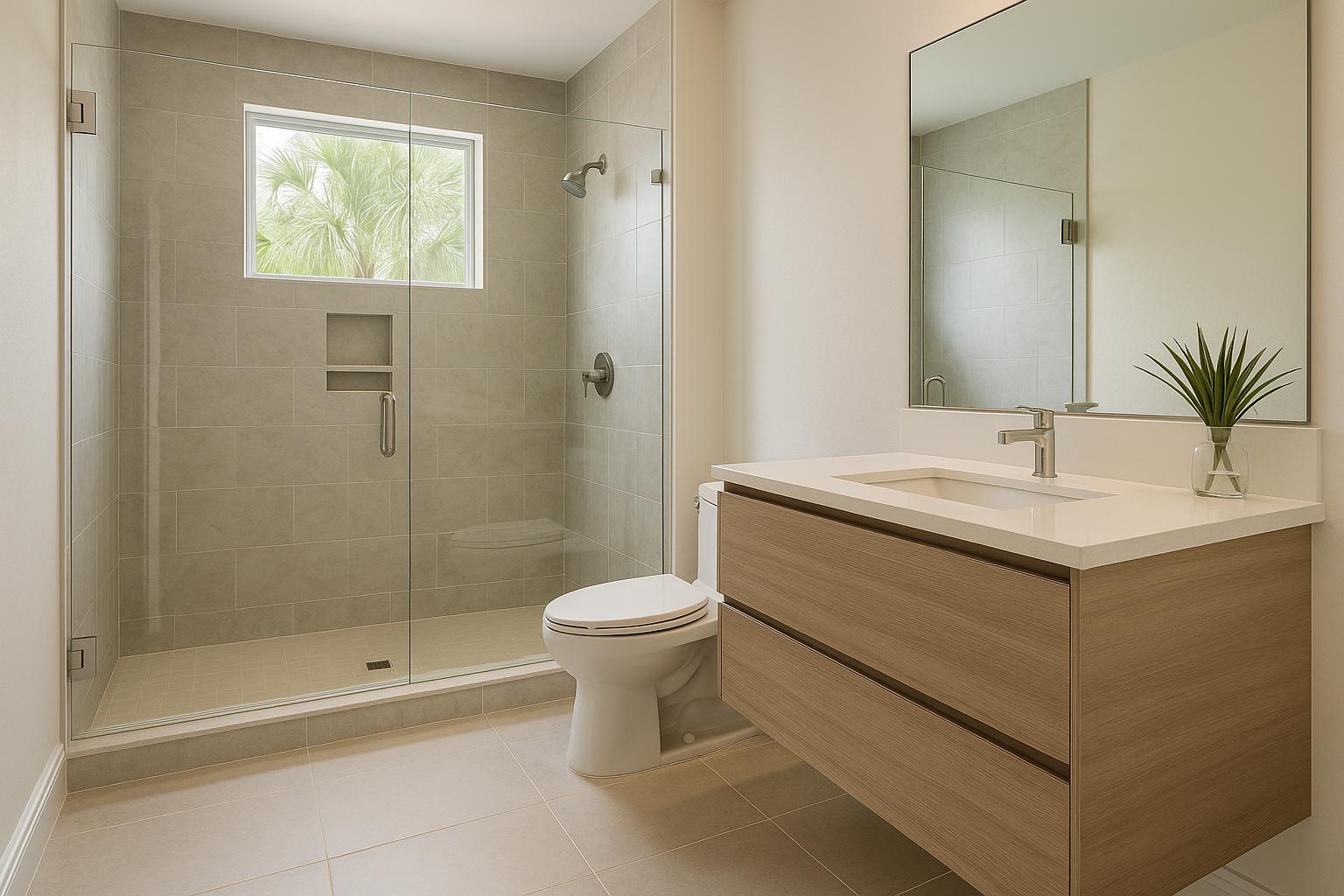 Bathroom Renovation service by Shaker Jupiter Kitchen & Bath